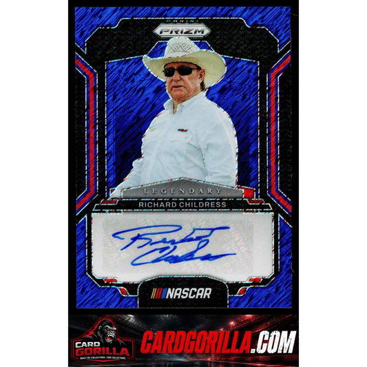 2025 Panini Prizm Richard Childress Legendary Signatures Blue Shimmer FOTL #2/4