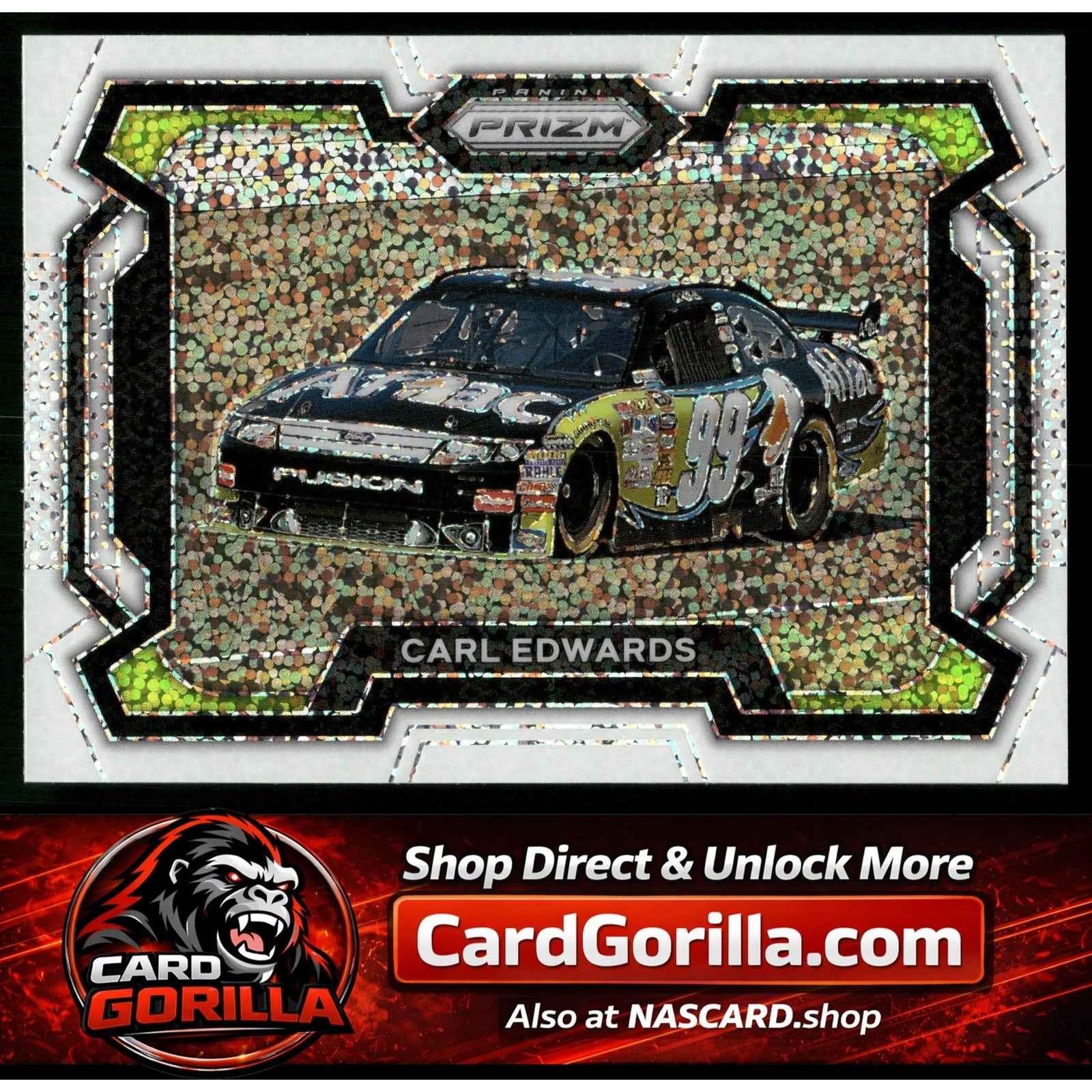 2024 Panini Prizm #70 Carl Edwards White Sparkle