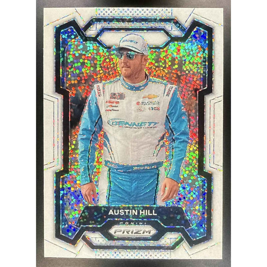 2024 Panini Prizm Austin Hill #1 White Sparkle Prizms