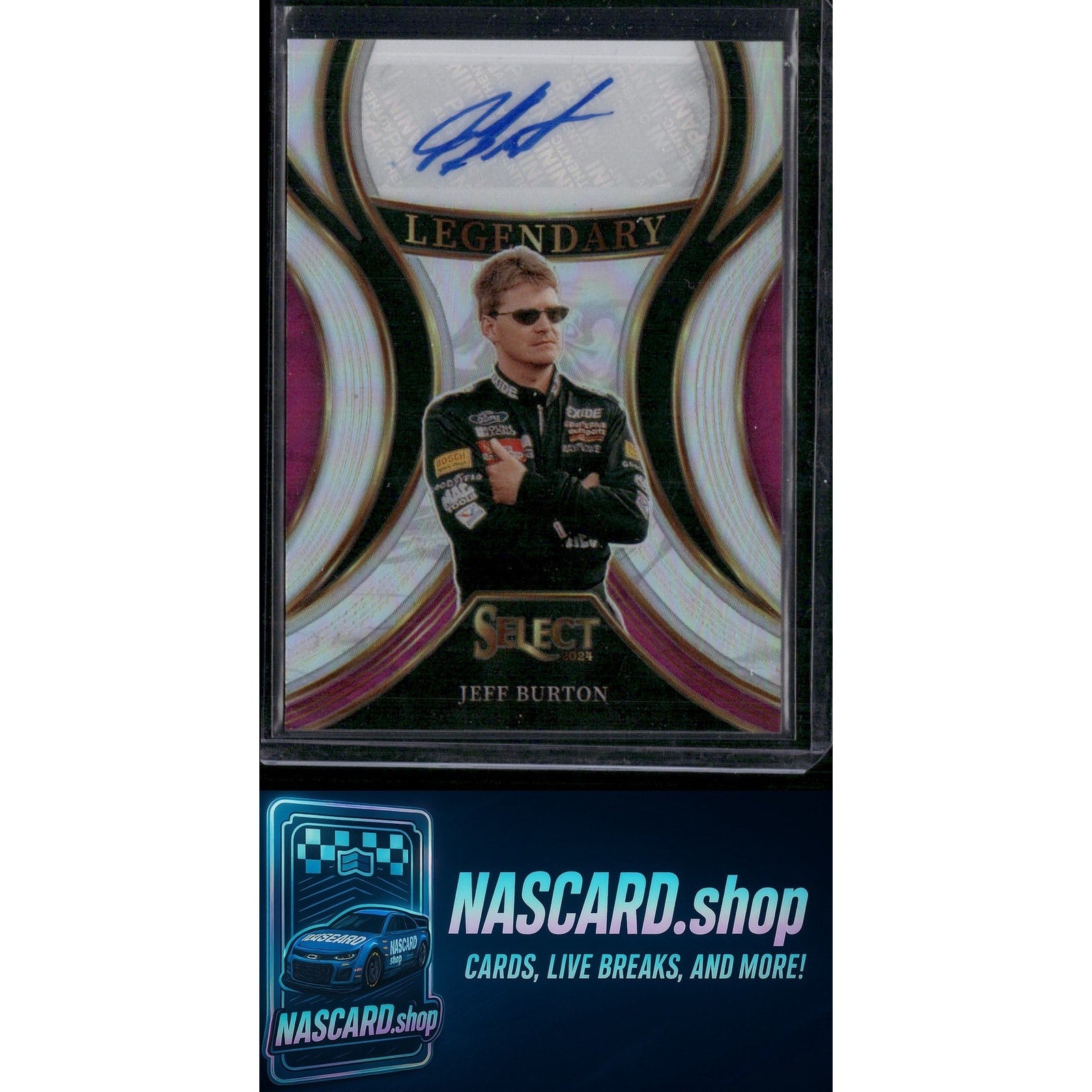 2024 Panini Select #LS-JBT Jeff Burton Legendary Signatures - NASCARD.shop