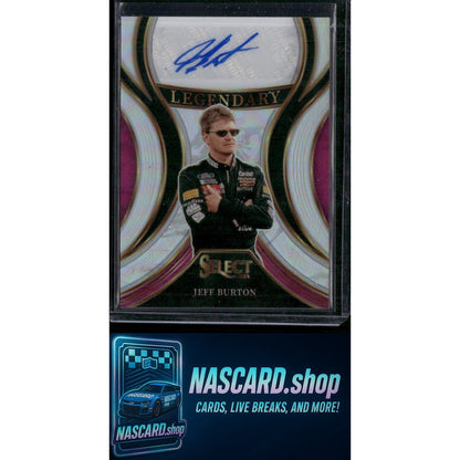 2024 Panini Select #LS-JBT Jeff Burton Legendary Signatures - NASCARD.shop