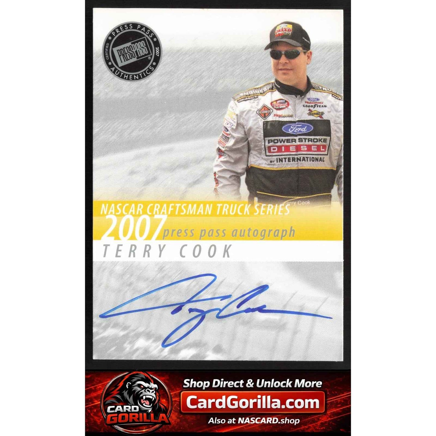 2007 Press Pass #NNO Terry Cook Autographs
