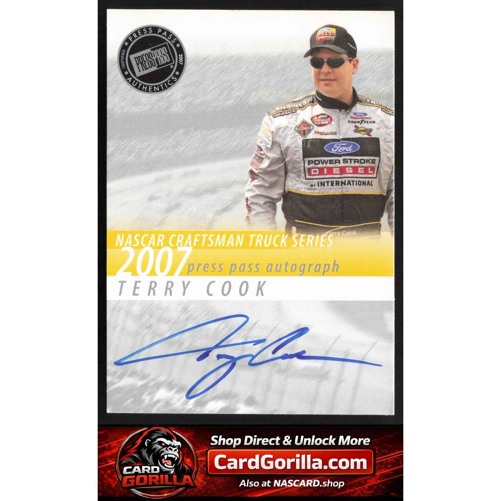 2007 Press Pass #NNO Terry Cook Autographs