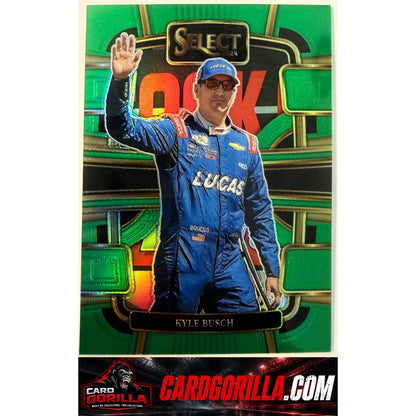 2024 Panini Select #75 Kyle Busch Green Prizms #/5