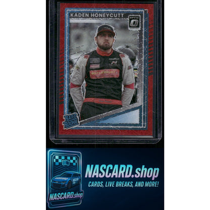 2025 Donruss #96 Kaden Honeycutt Rated Rookie Optic Red Velocity #/199