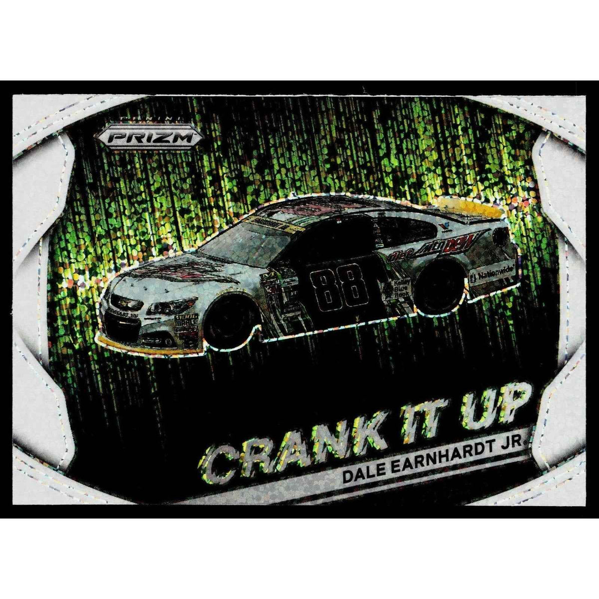 2022 Panini Prizm #C-6 Dale Earnhardt Jr Crank It Up White Sparkle Prizm