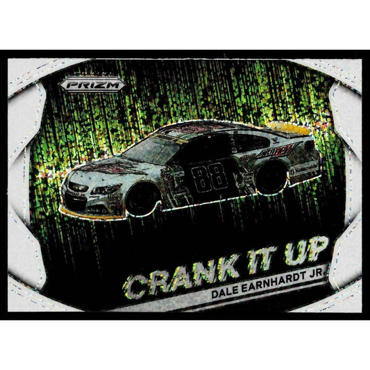2022 Panini Prizm #C-6 Dale Earnhardt Jr Crank It Up White Sparkle Prizm