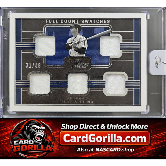 2023 Panini Three and Two #FCS-LA Luke Appling Full Count Swatches #/49