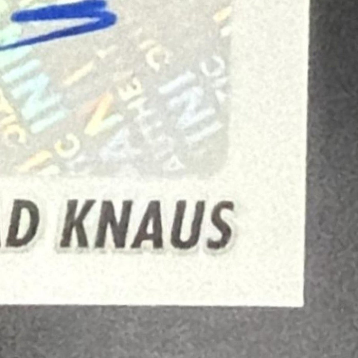 2026 Panini Donruss NASCAR Racing Chad Knaus #8 Signature Series Auto
