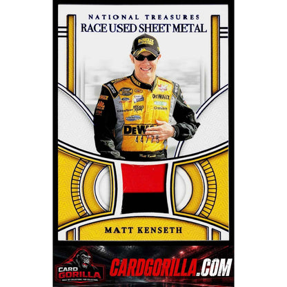 2024 Panini National Treasures Matt Kenseth Race Used Sheet Metal Blue #/75