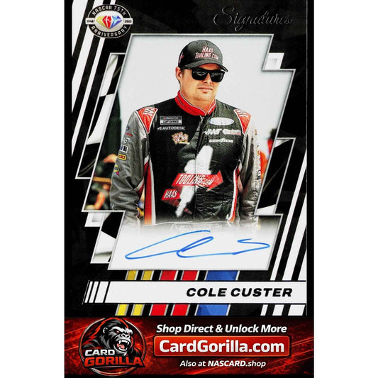 2023 Panini National Treasures Cole Custer NASCAR 75th Anniversary Signatures
