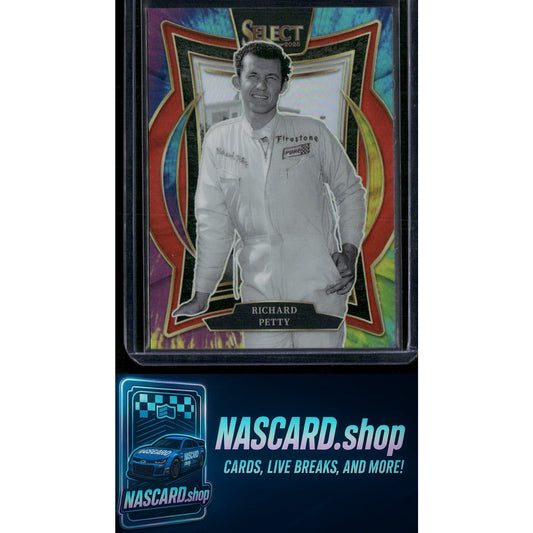 2025 Select Racing #22 Richard Petty Grandstand TIe-Dye Prizms #/25 - NASCARD.shop