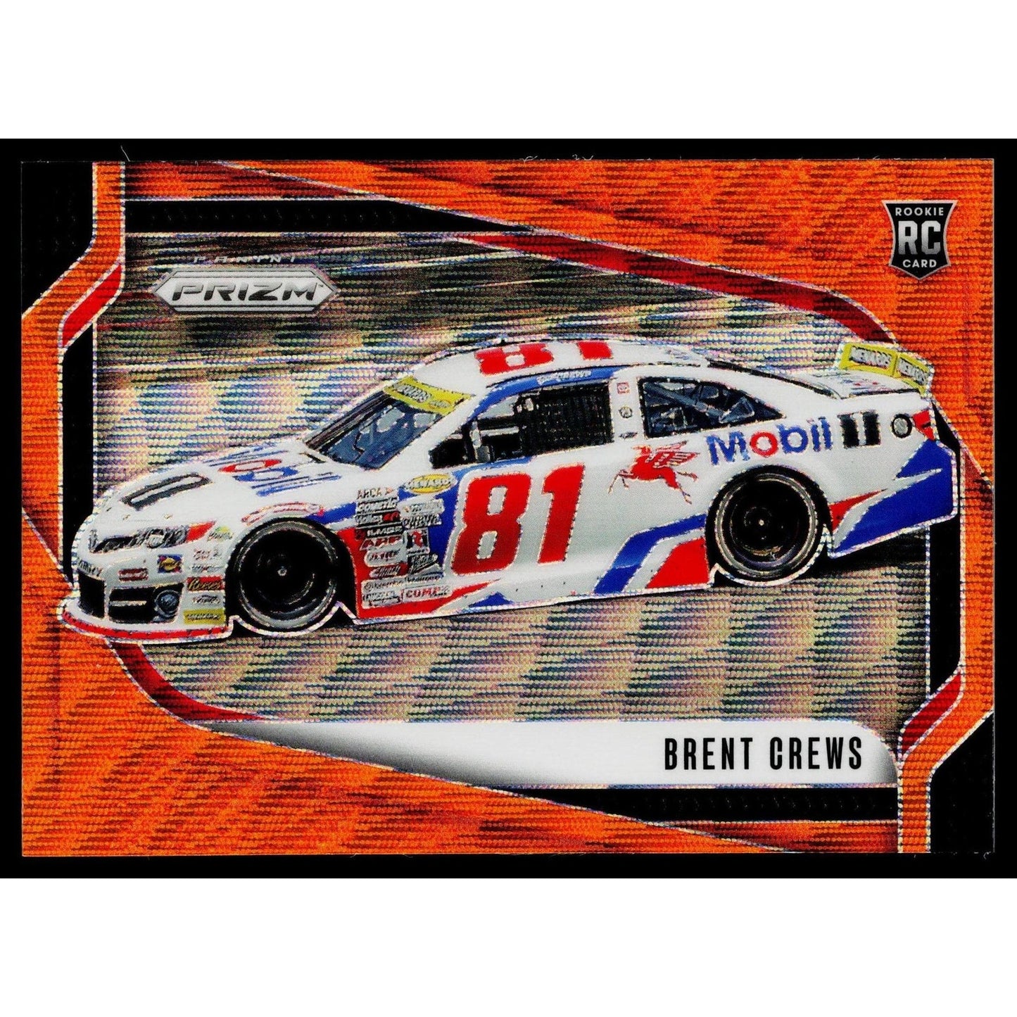 2025 Panini Prizm #81 Brent Crews Orange Wave #/125