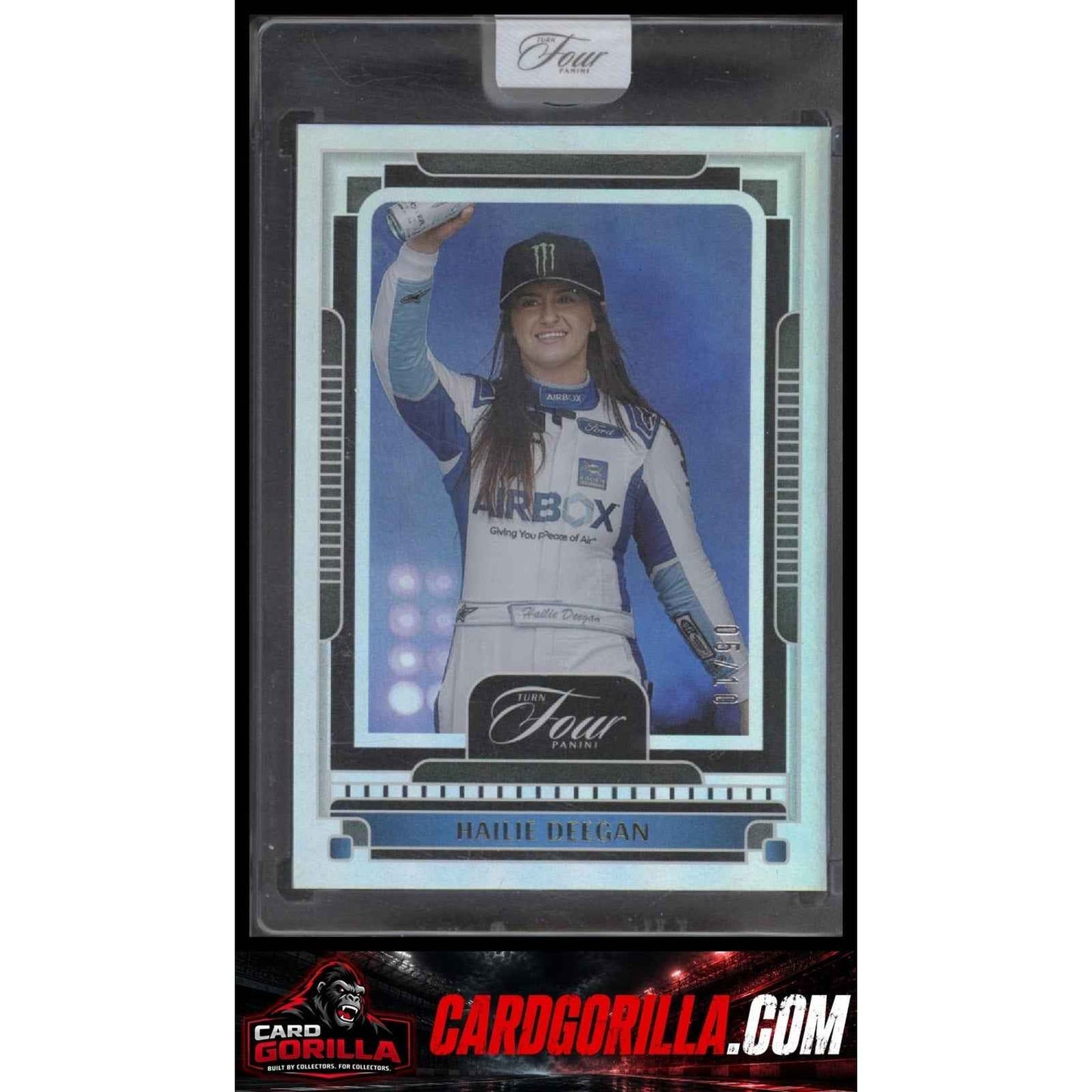 2025 Panini Turn Four #6 Hailie Deegan Gold #/10