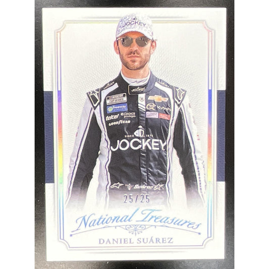 2025 Panini National Treasures Daniel Suarez #9 2016 Throwback Holo Silver 25/25