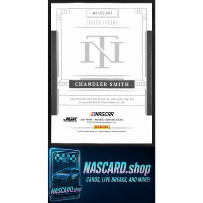 2024 Panini National Treasures Chandler Smith Clutch Factor Signatures #/49