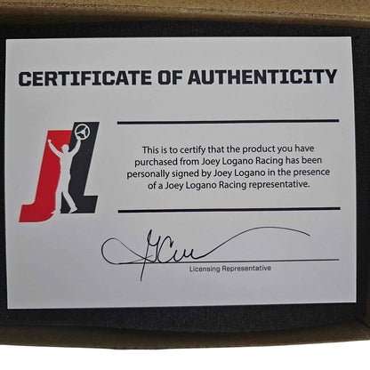 Joey Logano Autographed 1:2 Scale Mini Helmet with COA