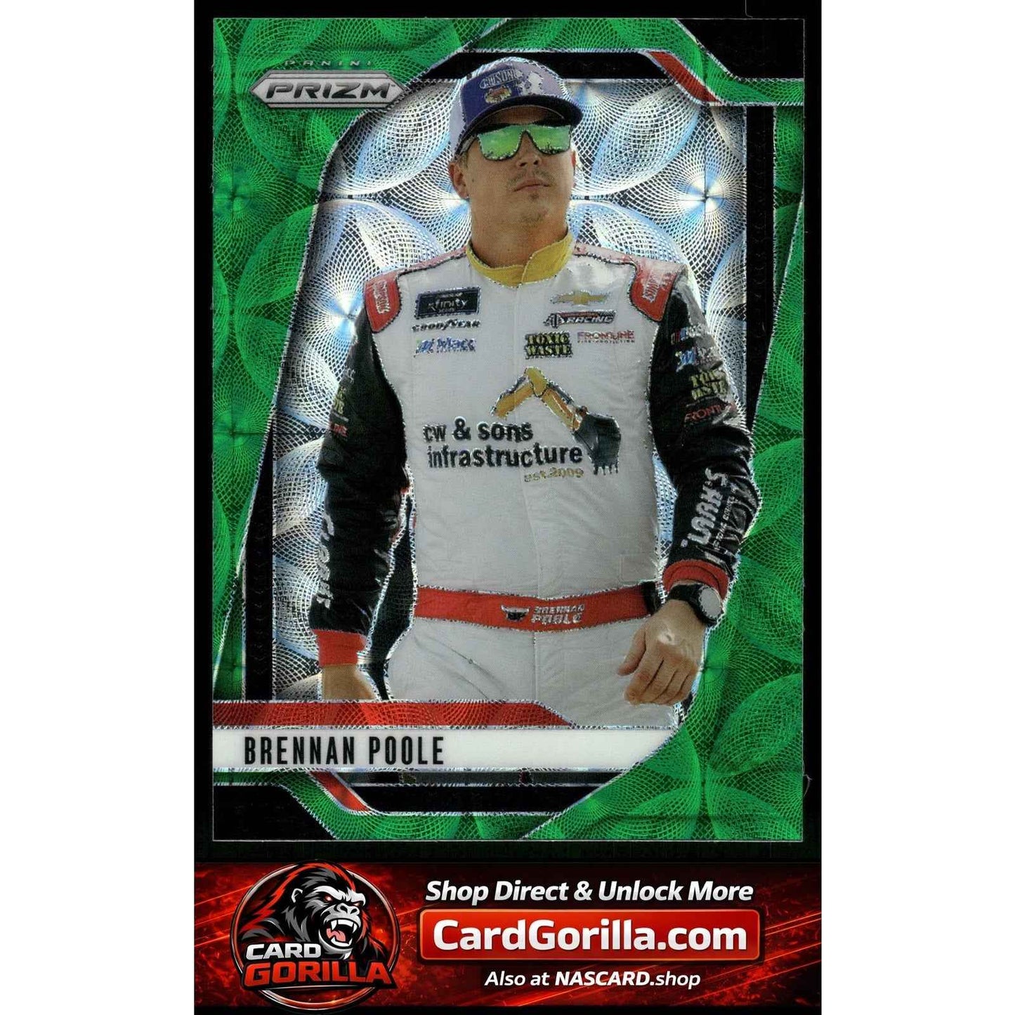 2025 Panini Prizm #71 Brennan Poole Green Scope #/149