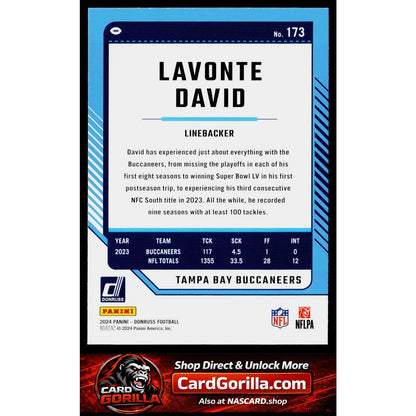 2024 Donruss #173 Lavonte David Press Proof Red