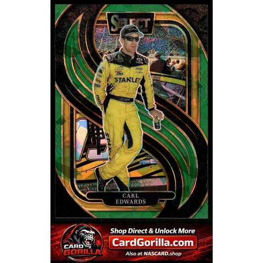 2025 Panini Select #269 Carl Edwards Green Ice Prizms #/5