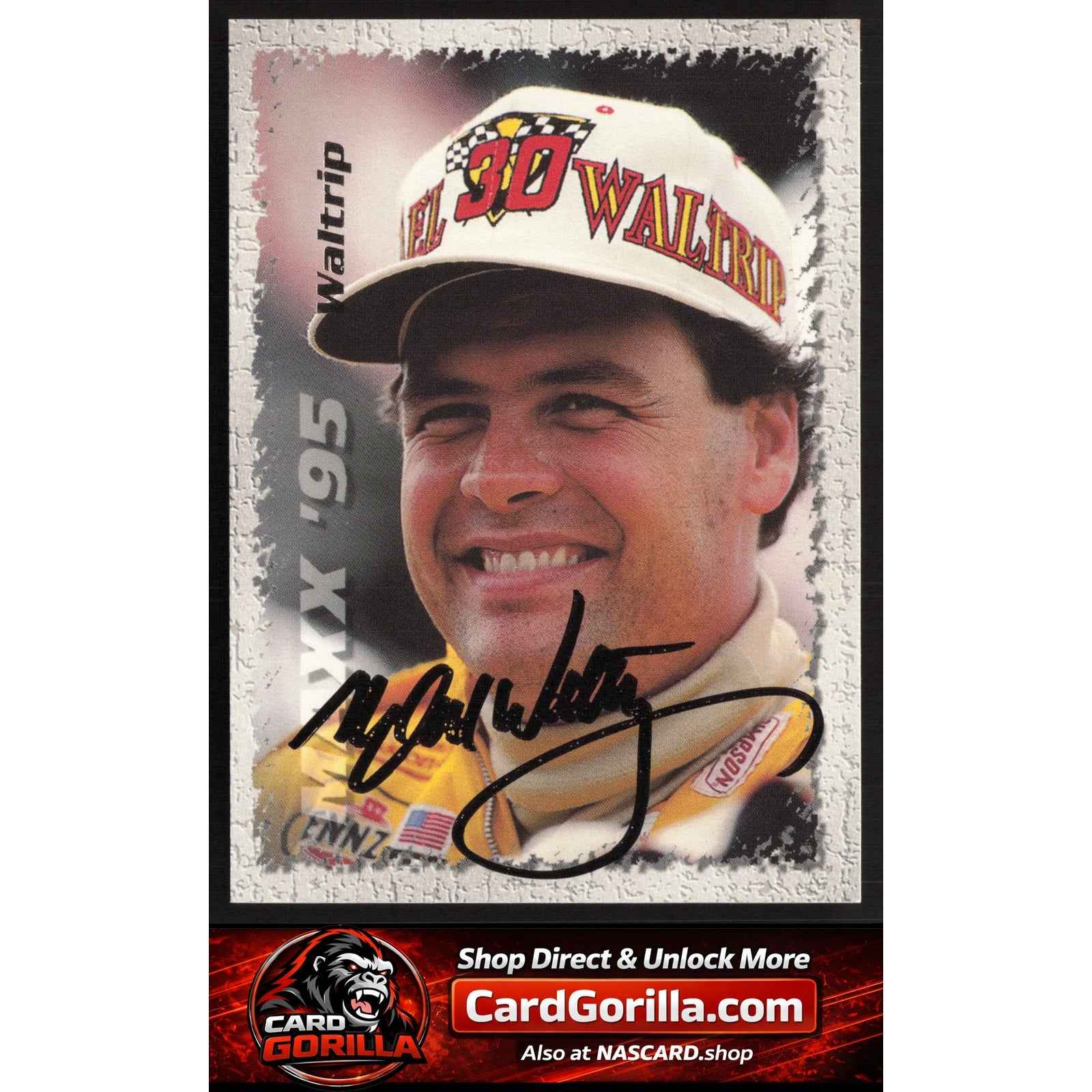 1995 Maxx #30 Michael Waltrip Autographs