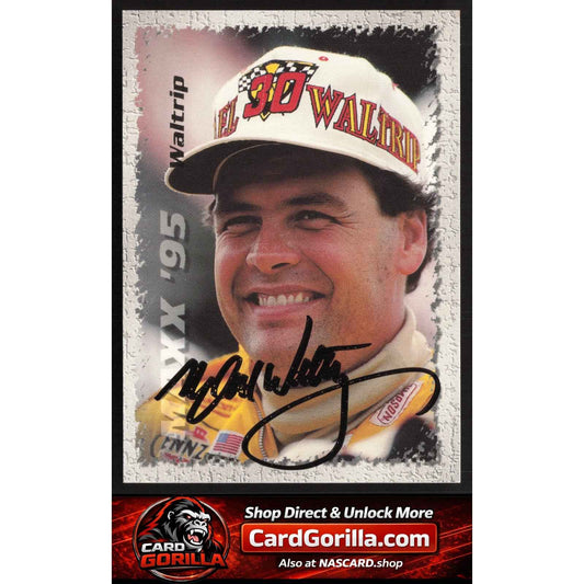 1995 Maxx #30 Michael Waltrip Autographs