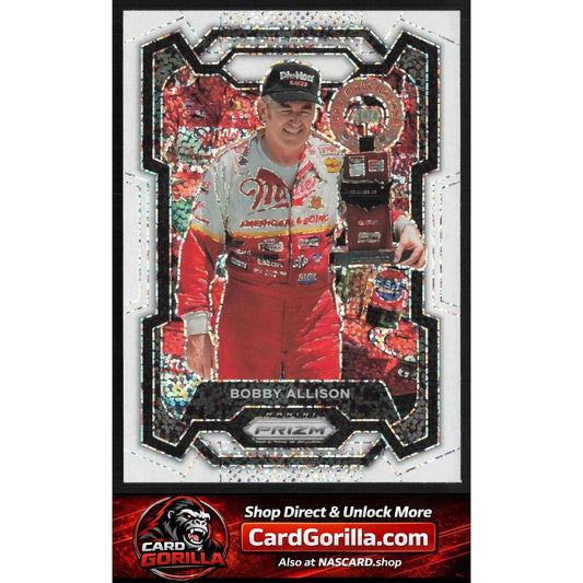 2024 Panini Prizm #62 Bobby Allison White Sparkle
