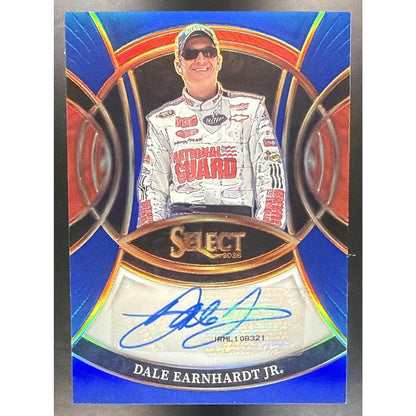 2025 Panini Select Dale Earnhardt Jr #1 Legendary Signatures Blue Prizm /99 Auto