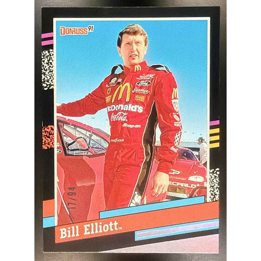 2024 Panini Donruss Bill Elliott #125 Numbers 17/94 Retro 91