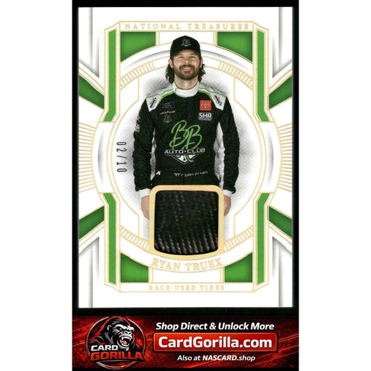 2025 National Treasures Ryan Truex Race Used Tires Holo Gold #/10