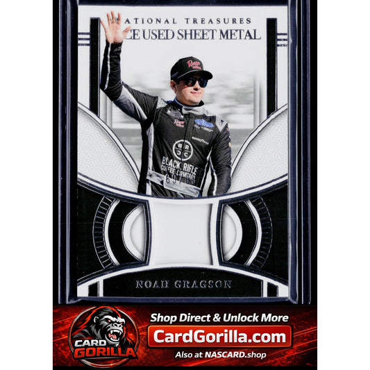 2024 Panini National Treasures #RUS-NGN Noah Gragson Race Used Sheet Metal #/99