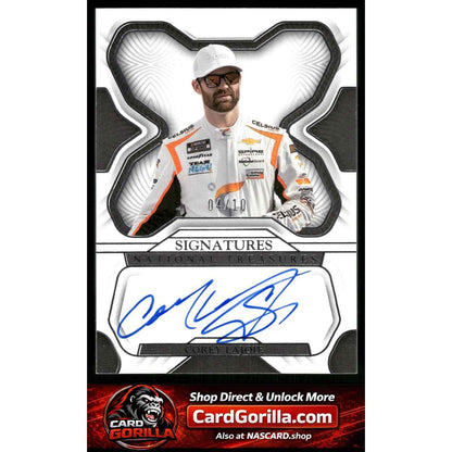 2023 Panini National Treasures #S-CLJ Corey LaJoie Signatures Silver #/10