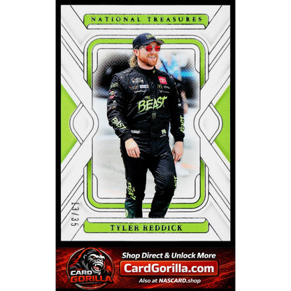 2025 Panini National Treasures #25 Tyler Reddick #/35