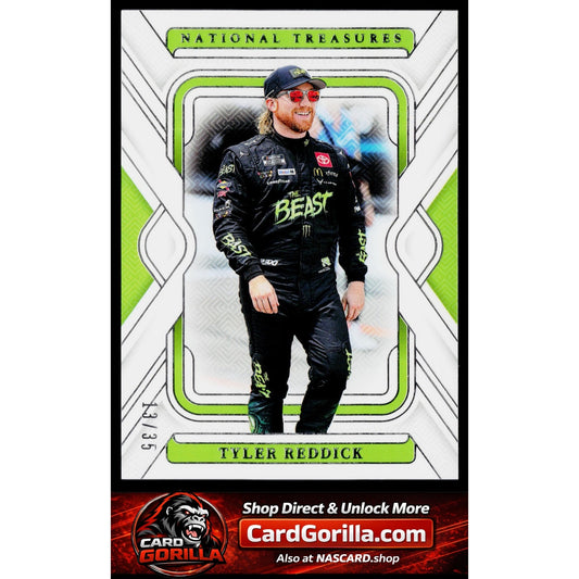 2025 Panini National Treasures #25 Tyler Reddick #/35