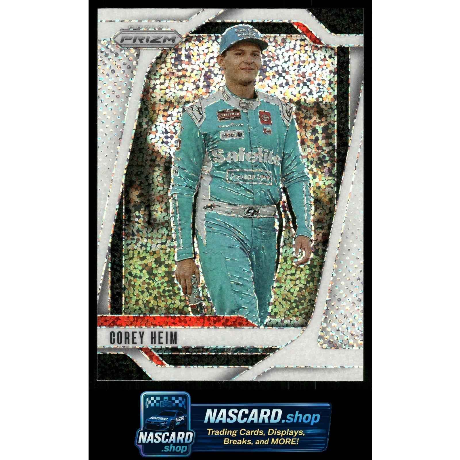 2025 Panini Prizm #86 Corey Heim White Sparkle