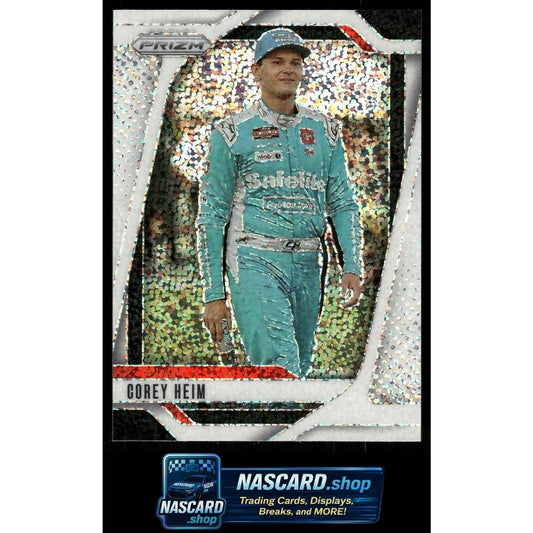2025 Panini Prizm #86 Corey Heim White Sparkle