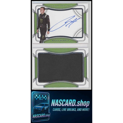 2023 National Treasures Riley Herbst Jumbo Firesuit Signature Booklet #/25