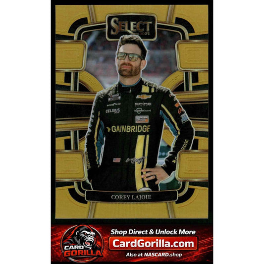 2024 Panini Select #18 Corey LaJoie Gold Prizms #/10