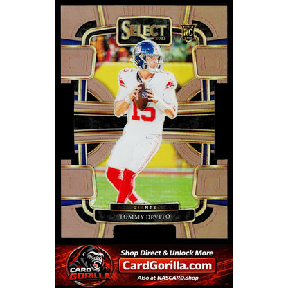 2023 Panini Select #73 Tommy DeVito Copper Prizms Die Cuts #/299