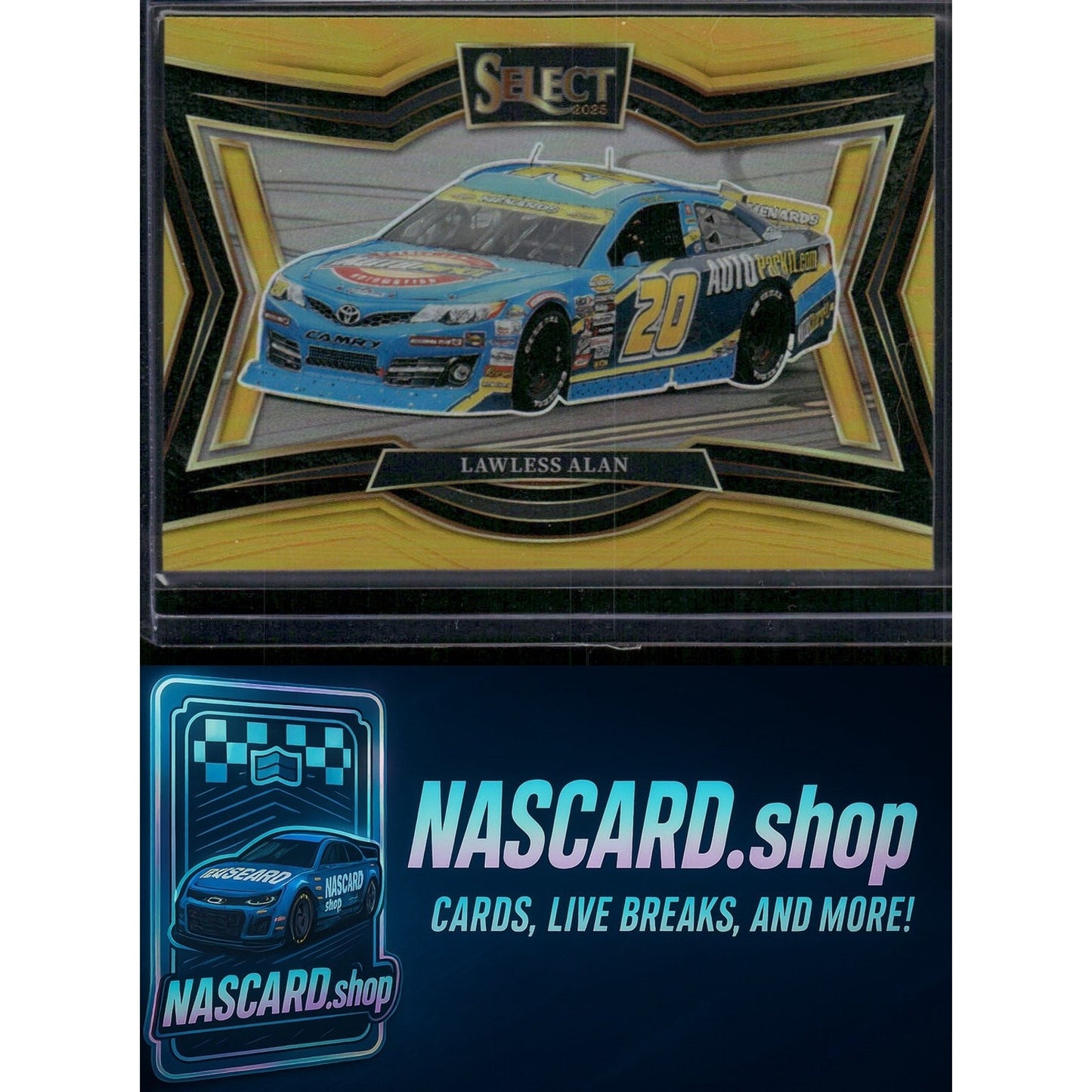2025 Select Racing #116 Lawless Alan Pit Road Gold Prizms #10/10 - NASCARD.shop