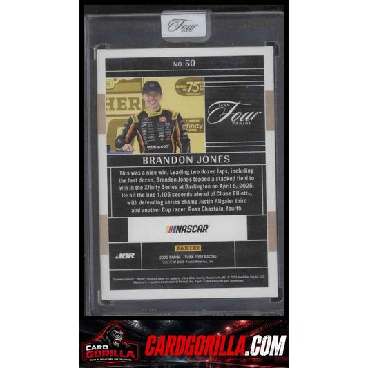 2025 Panini Turn Four #50 Brandon Jones #/75