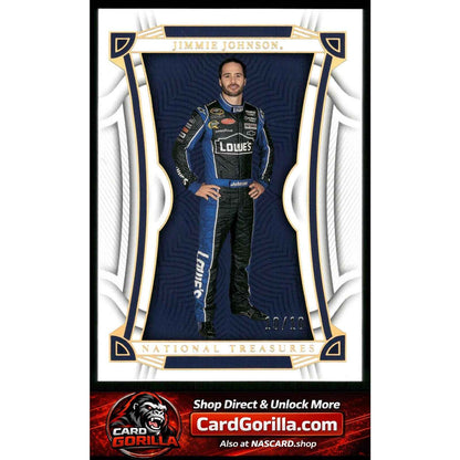 2023 Panini National Treasures #7 Jimmie Johnson Holo Gold #/10