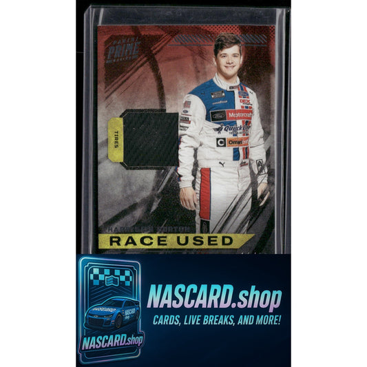 2023 Panini Prime #RU-HBU Harrison Burton Race Used Tires #/99 - NASCARD.shop