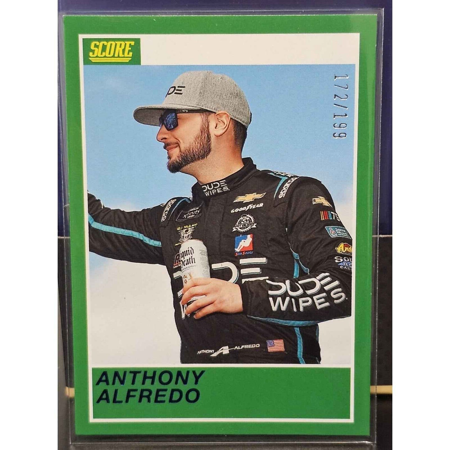 2023 Panini Chronicles Racing Score Blue #15 Anthony Alfredo 172/199 - NASCARD.shop
