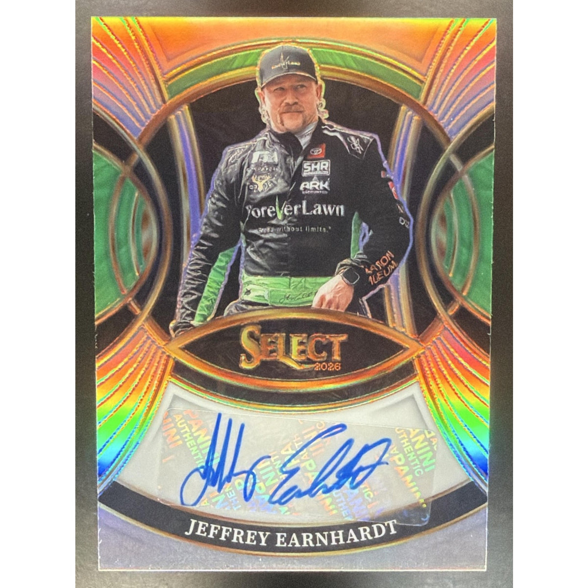 2026 Panini Select NASCAR Jeffrey Earnhardt #S-JEH Signatures Auto