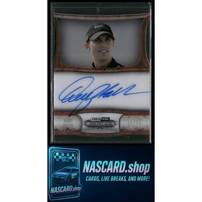 2011 Press Pass Showcase #EEI-DH Denny Hamlin Elite Exhibit Ink #/50 - Card Gorilla