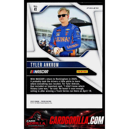 2025 Panini Prizm #41 Tyler Ankrum White Sparkle