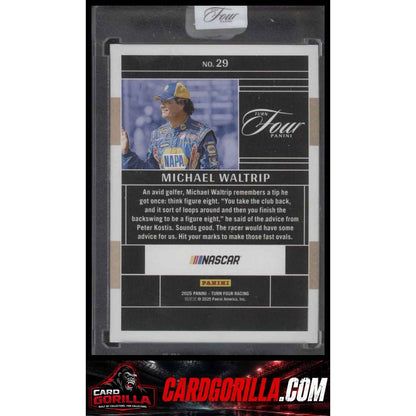 2025 Panini Turn Four #29 Michael Waltrip #/75