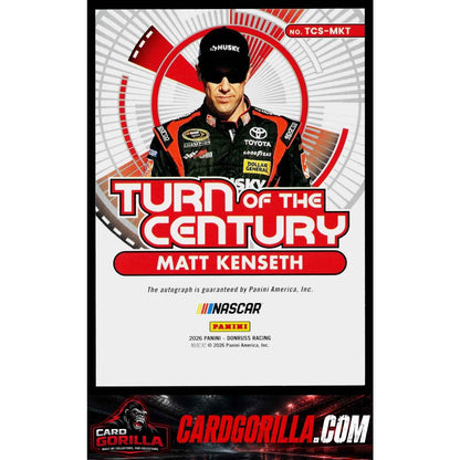 2026 Donruss #TCS-MKT Matt Kenseth Turn Of The Century
