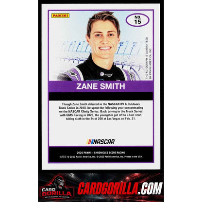 2020 Panini Chronicles #15 Zane Smith Score Autographs Green #/199